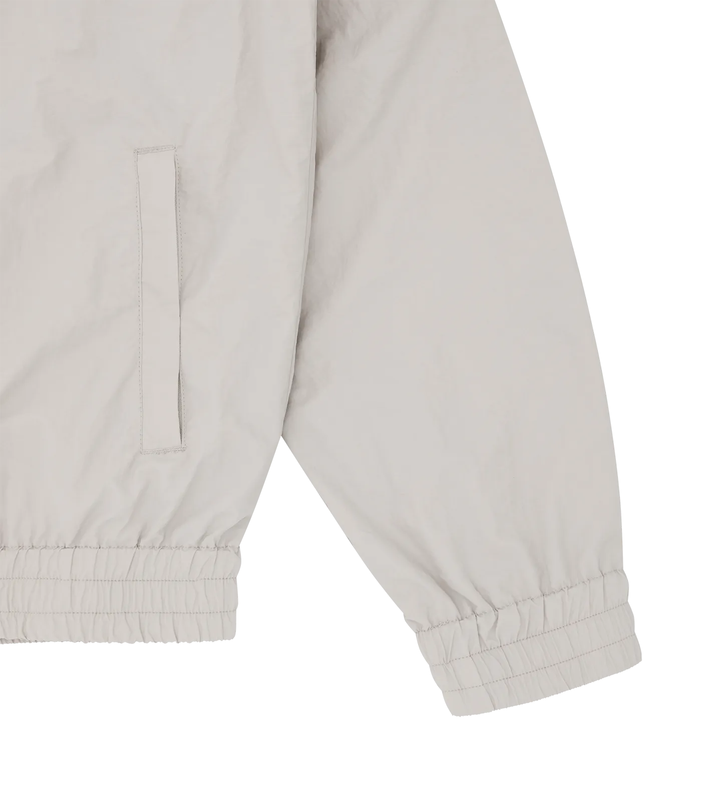 NYLON TRACK JACKET - GREY