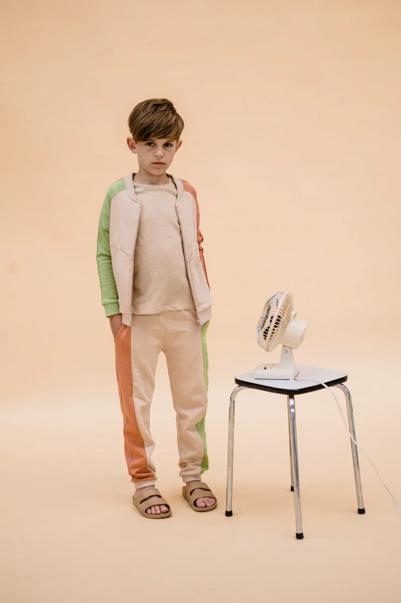 Organic Track Pants "Colourblock", 3J (98) & 9-10J (134/140)