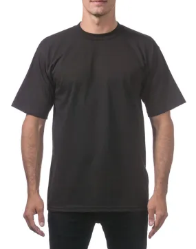 Pack of 3 Pro Club Heavyweight S/S Black T-Shirts