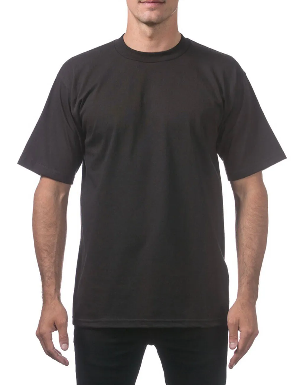 Pack of 3 Pro Club Heavyweight S/S Black T-Shirts