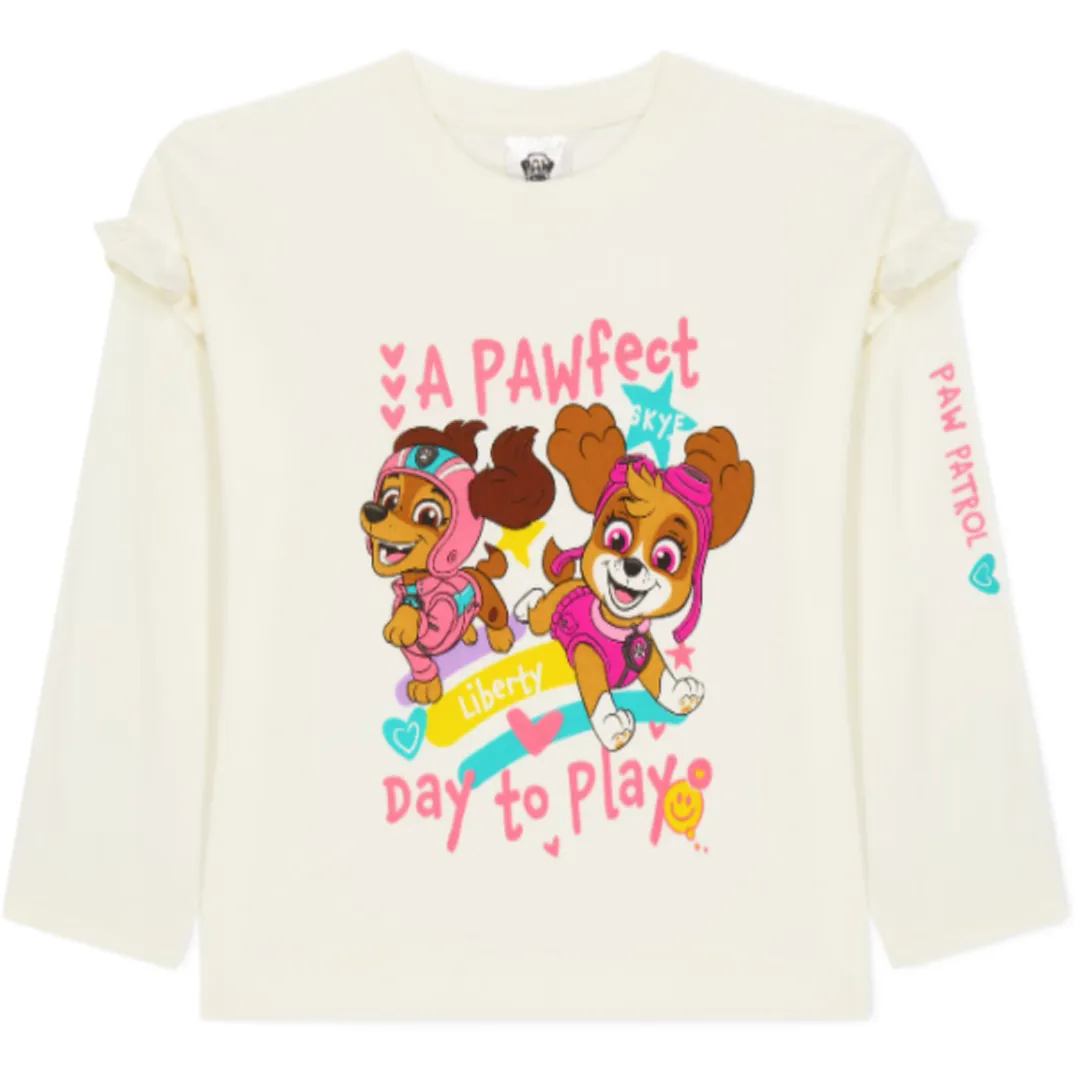 PAW PATROL White T-Shirt & Leggings Set