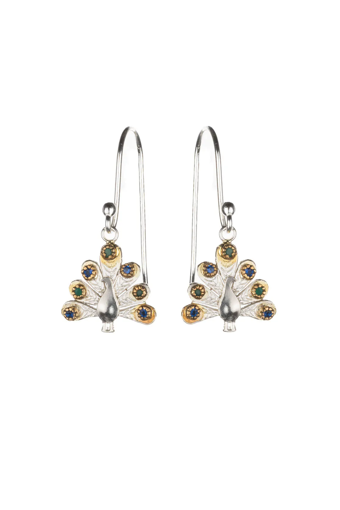 Peacock Drop Earrings