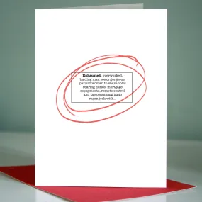 Personalised Lonely Hearts Card