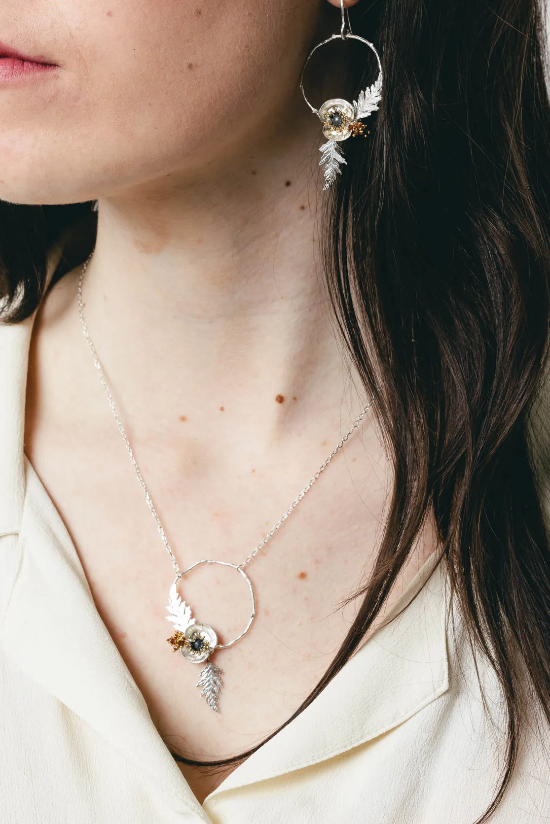 Poppy Flower Statement Earrings