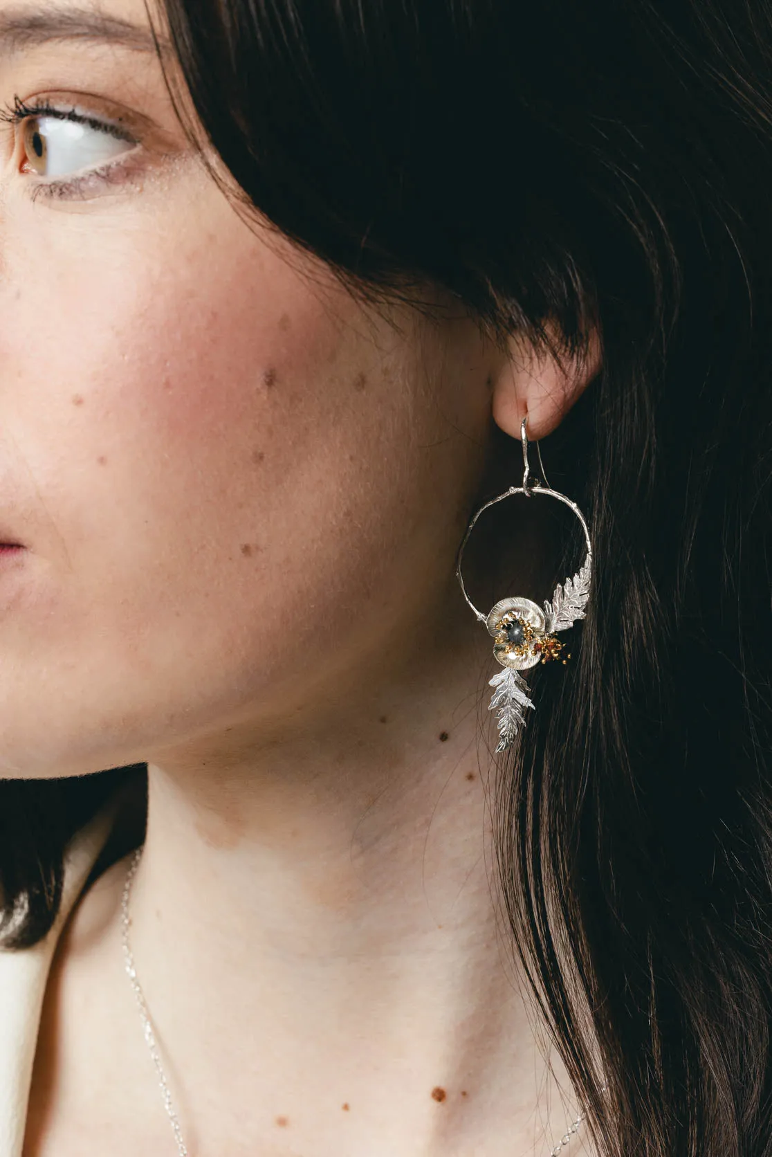Poppy Flower Statement Earrings