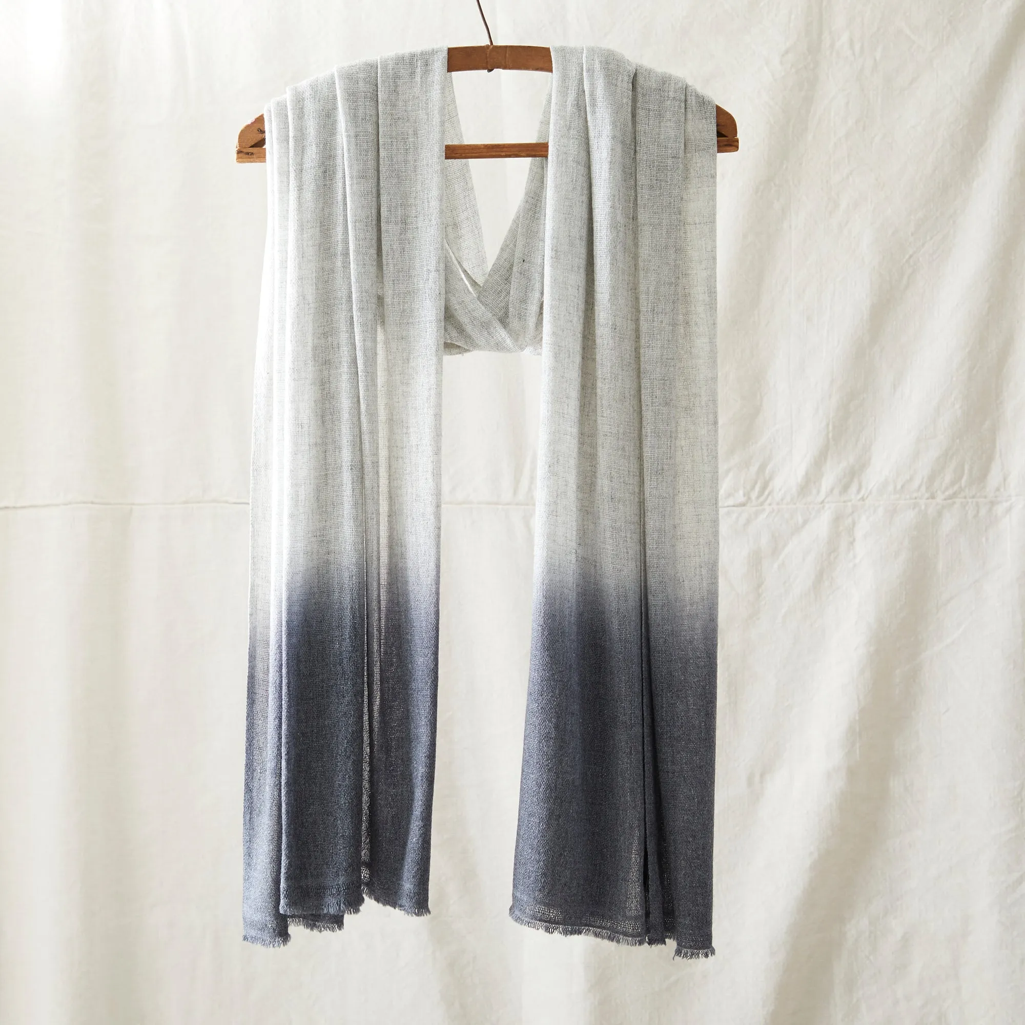 PURNA Dipdye Luxury Merino Woven Scarf (WS)