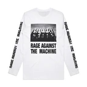 Rage Against The Machine "Nuns And Guns" White Long Sleeve T shirt