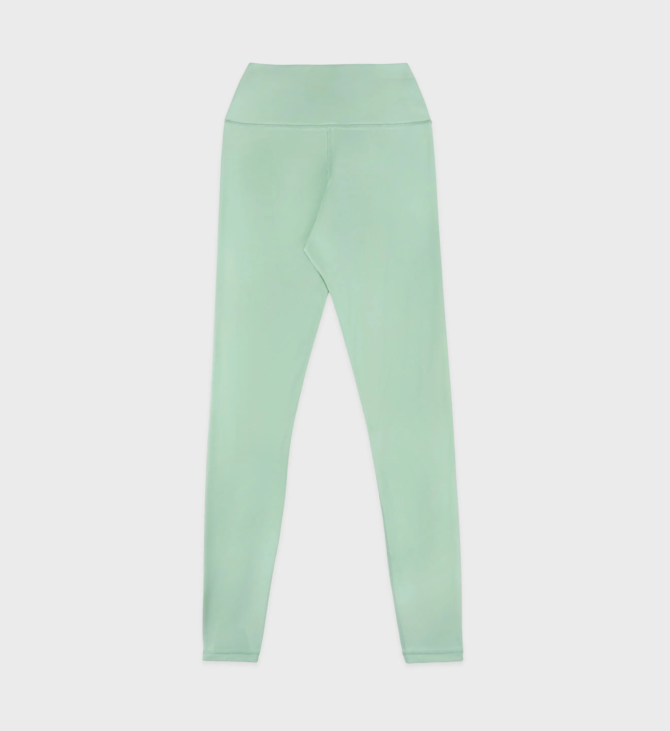 Runner Script Leggings - Thyme/White