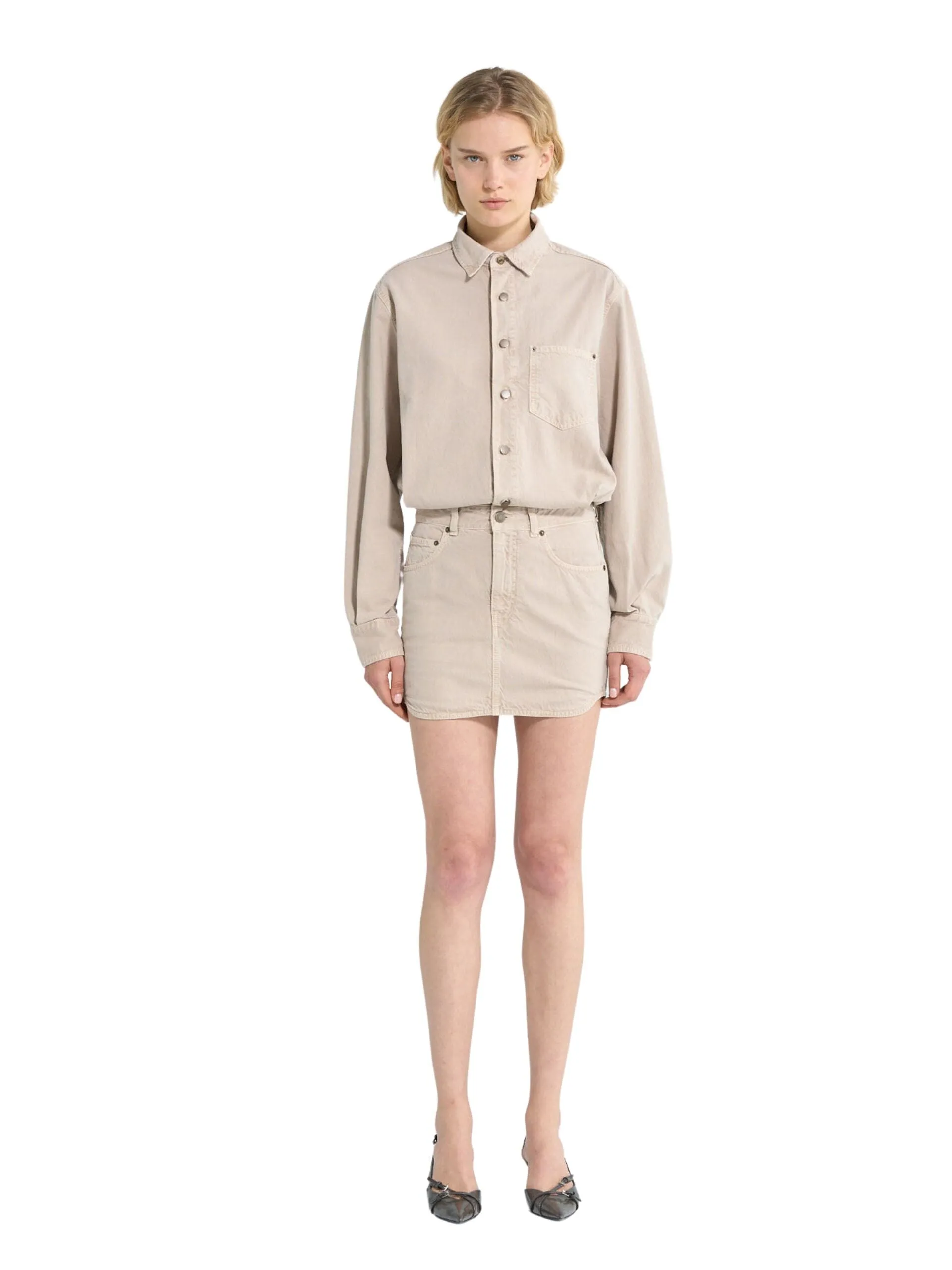 Tamu Twill Jumpsuit / Hazelnut