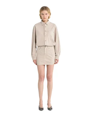 Tamu Twill Jumpsuit / Hazelnut