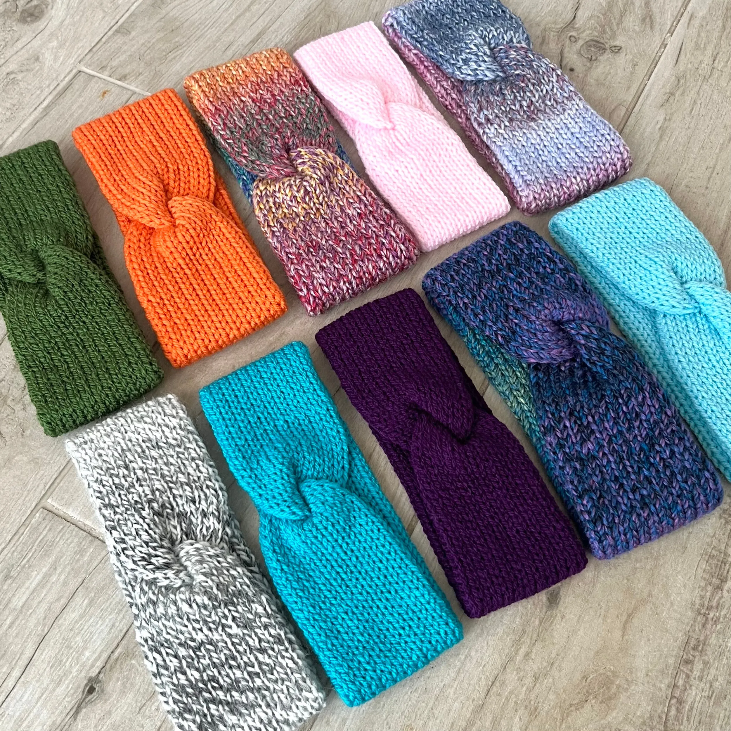 Teal Knitted Headband