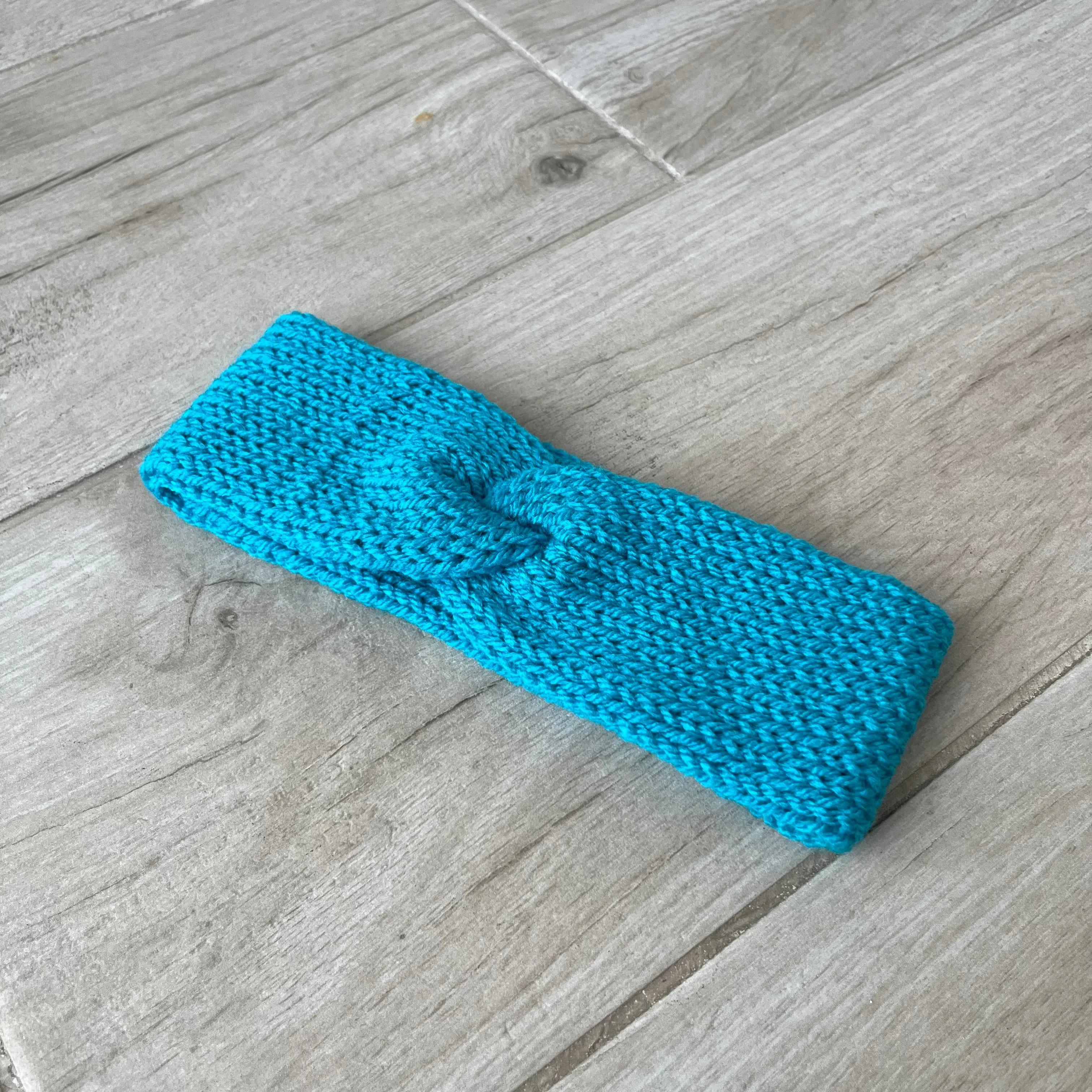 Teal Knitted Headband