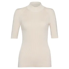 Technical Compact Rib Knit Top