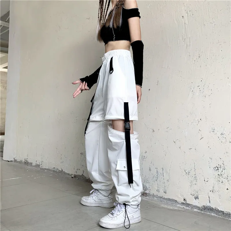 Techwear White Pant Women