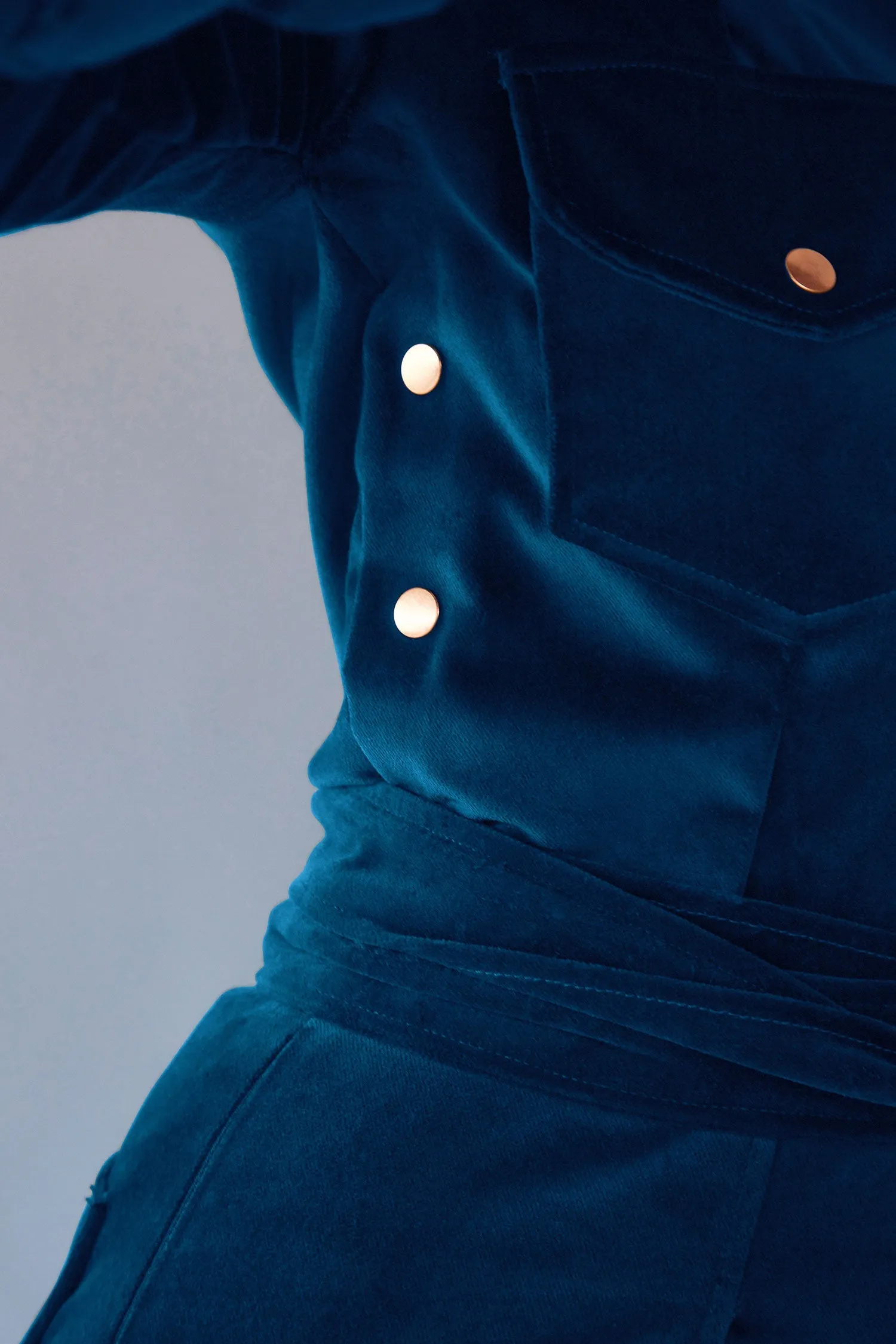 The Alex ezp® Boilersuit Petrol Velvet