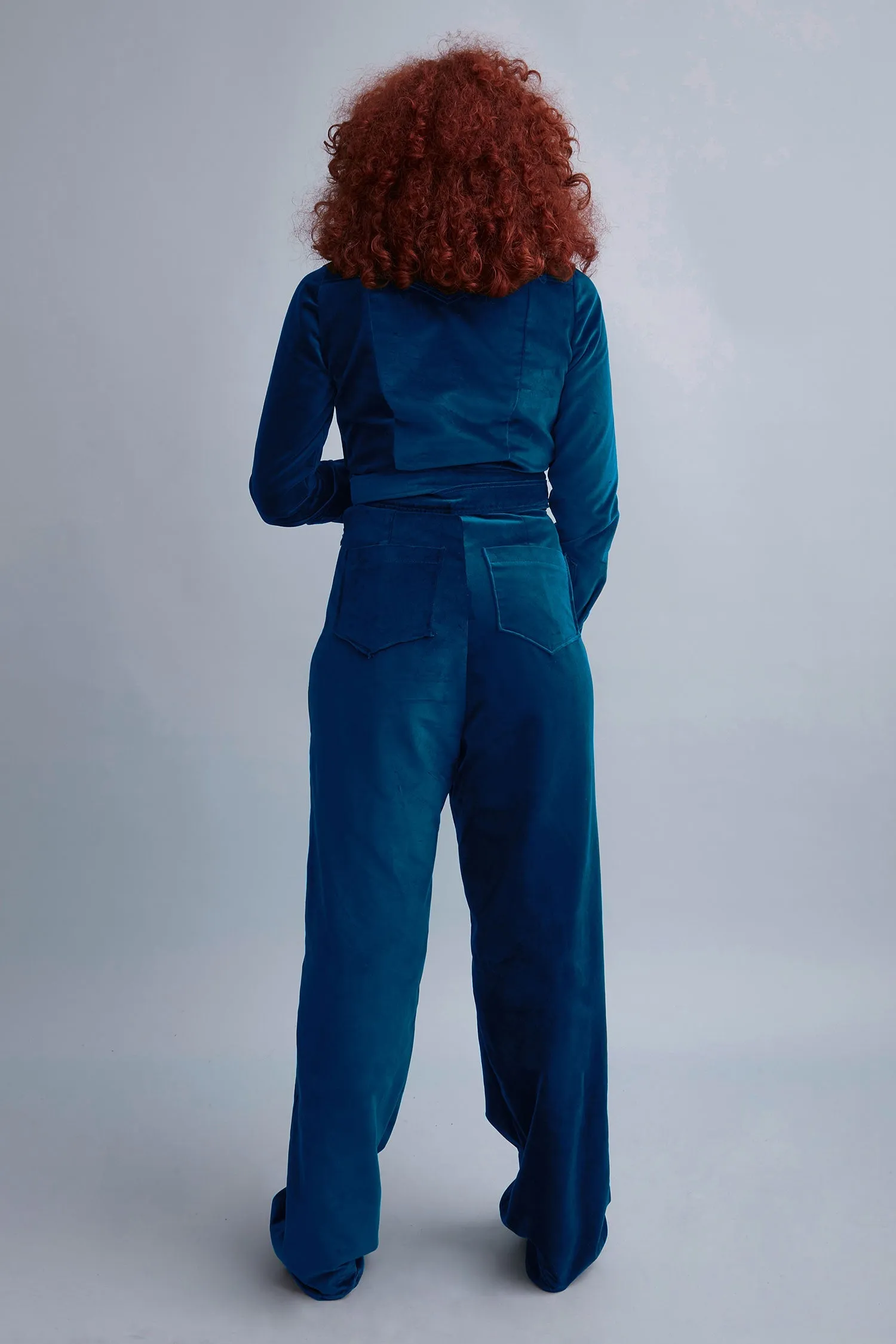 The Alex ezp® Boilersuit Petrol Velvet