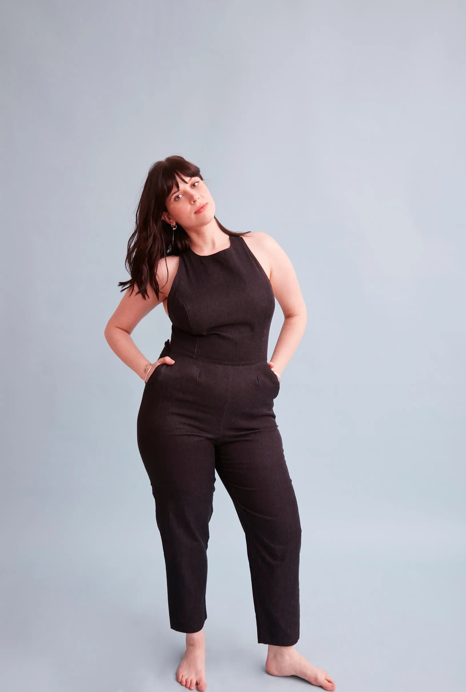 The Sisterhood ezp® Jumpsuit Black Organic Denim