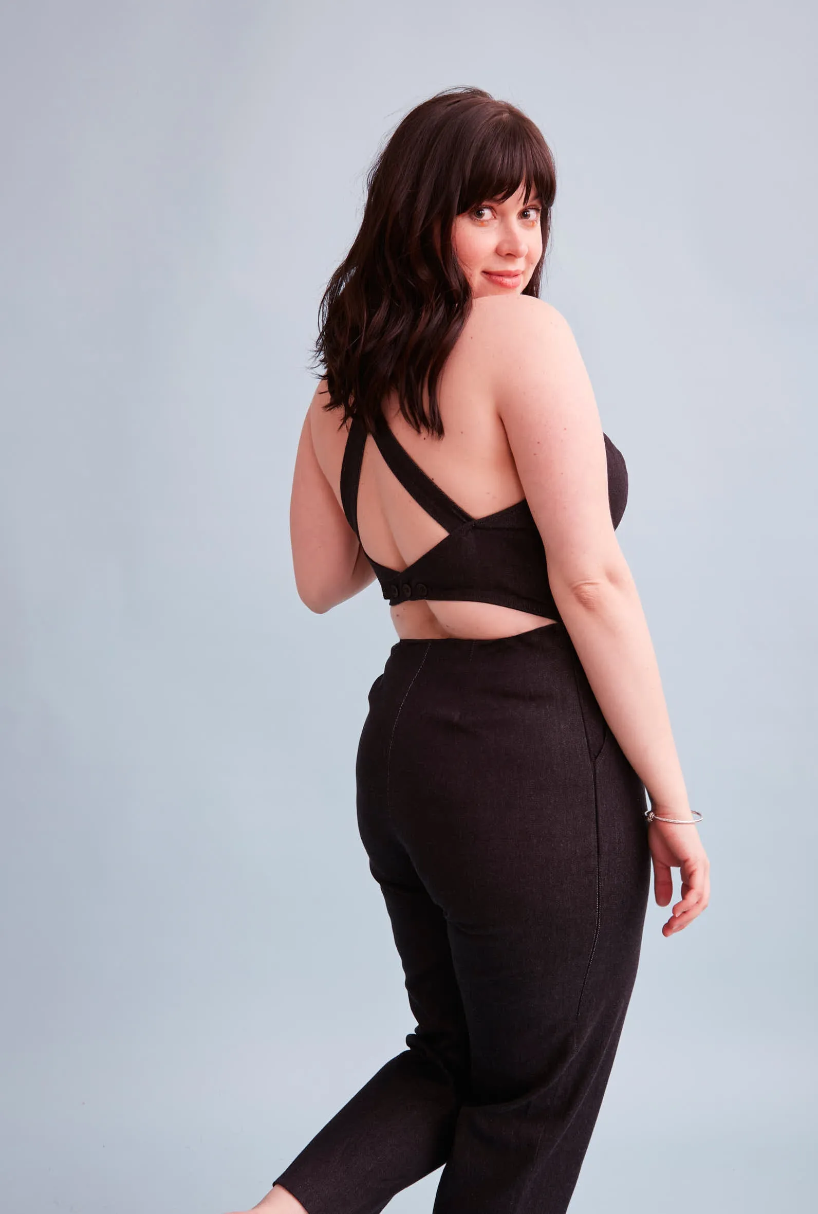 The Sisterhood ezp® Jumpsuit Black Organic Denim