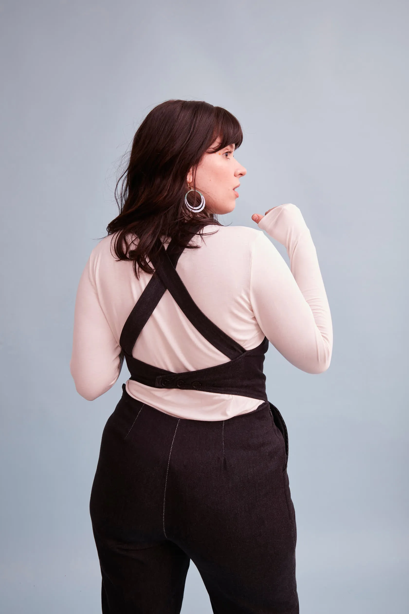 The Sisterhood ezp® Jumpsuit Black Organic Denim