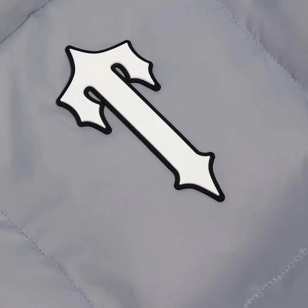 Trapstar Irongate It's A Secret Puffer Jacket - Light Stone Grey