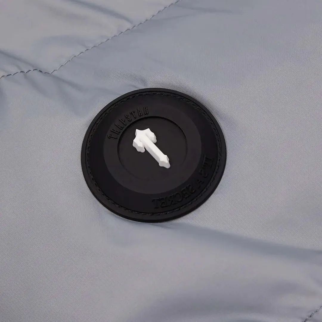 Trapstar Irongate It's A Secret Puffer Jacket - Light Stone Grey