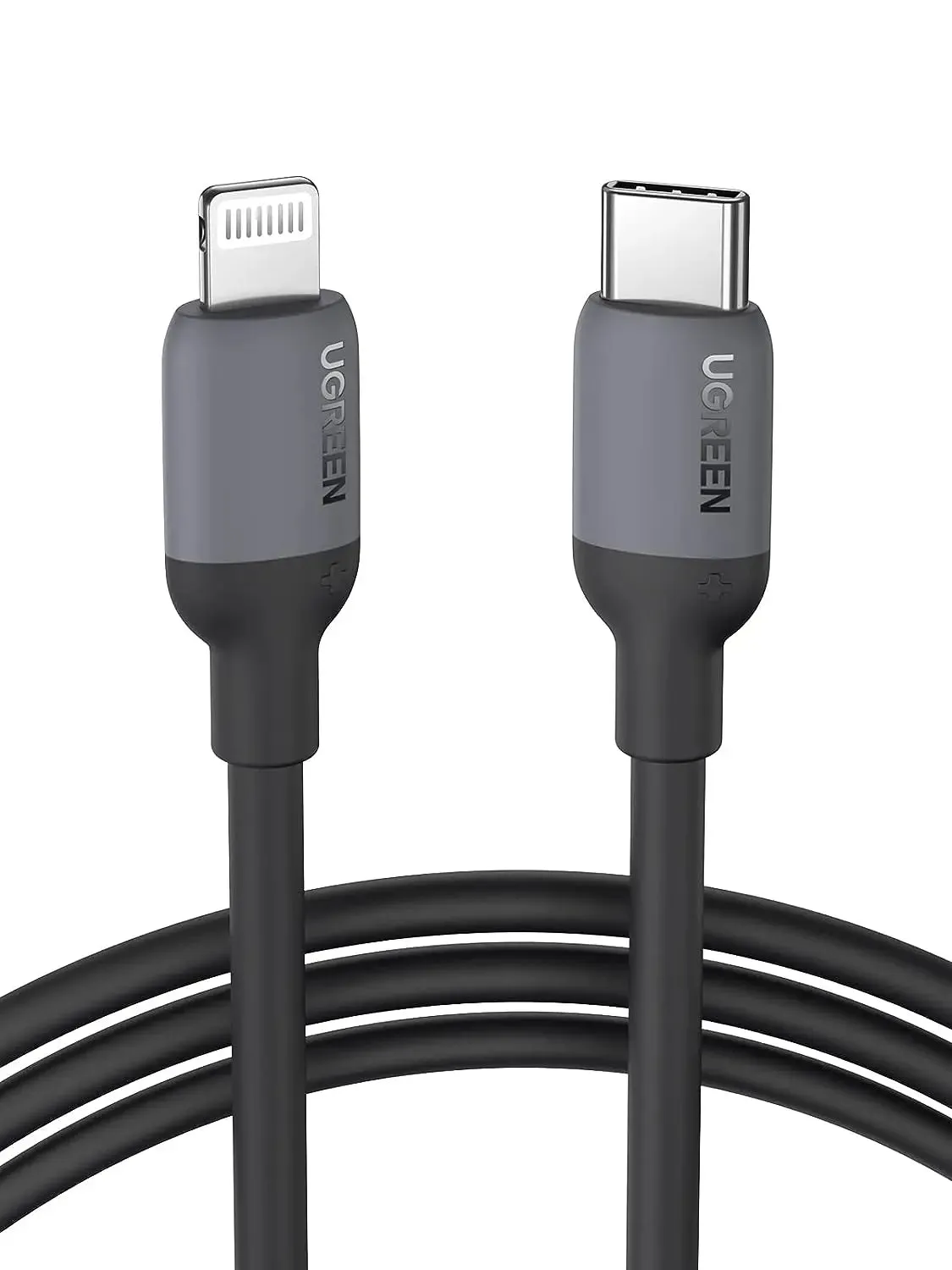 UGREEN 1m USB C to Lightning Cable, MFi Certified/PD 20W Compatible with iPhone 13/13 Pro/12/11/X/8, iPad(2021), AirPods, MacBook etc. (20304)