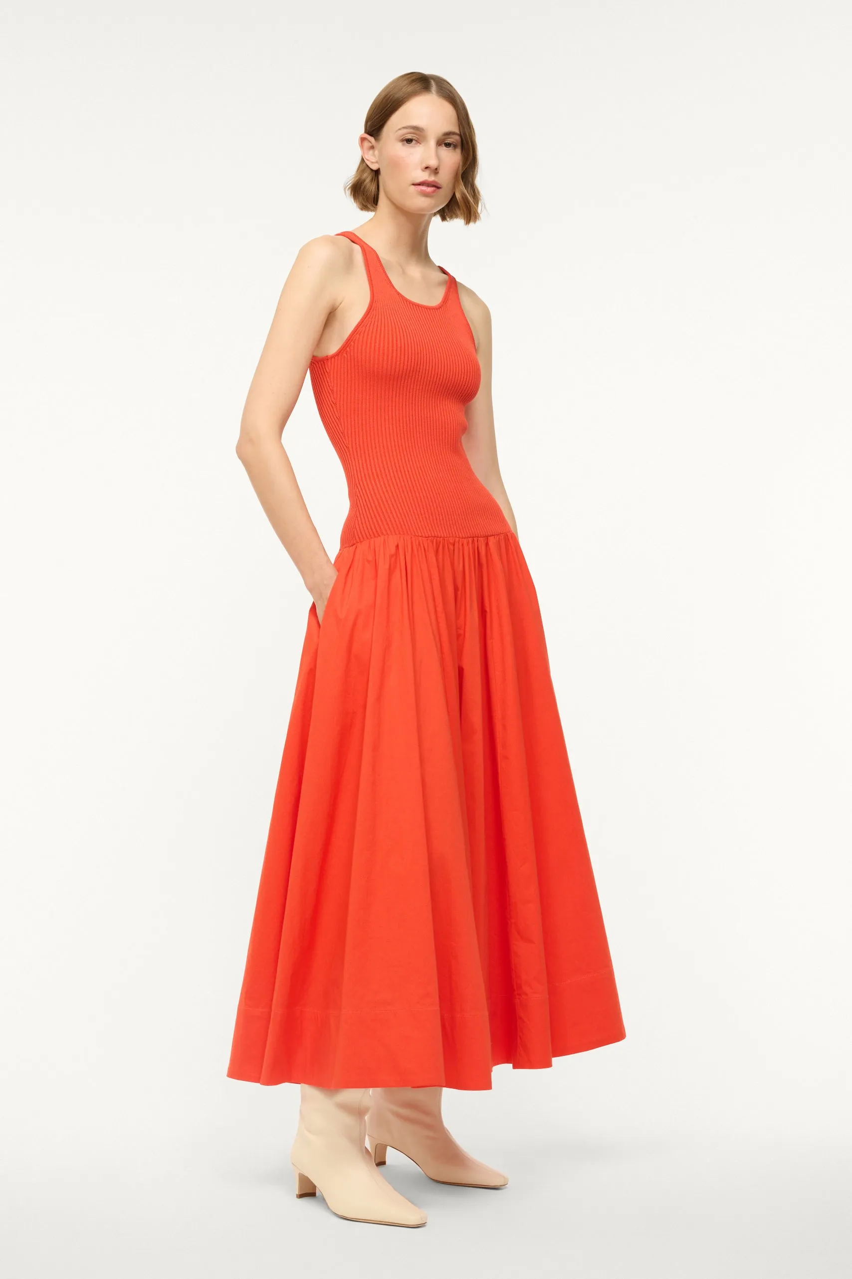 Yamila Dress Cayenne