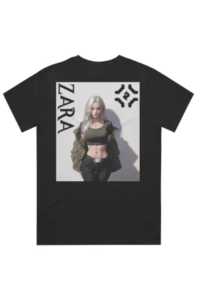 ZARA - Women's Black Graphic Tee