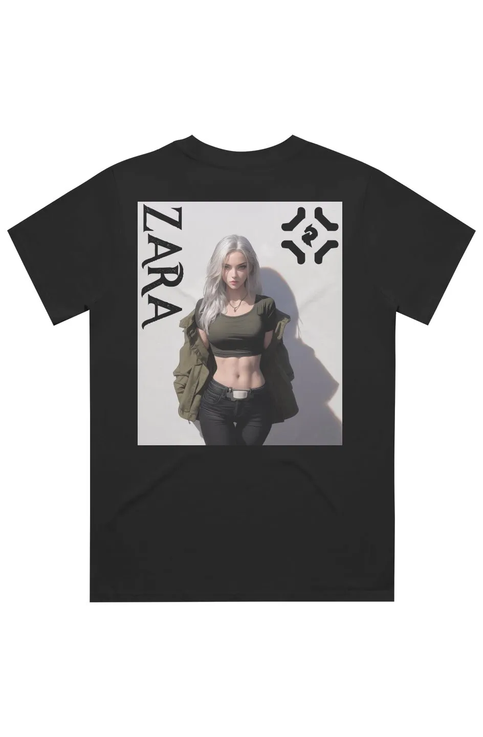 ZARA - Women's Black Graphic Tee