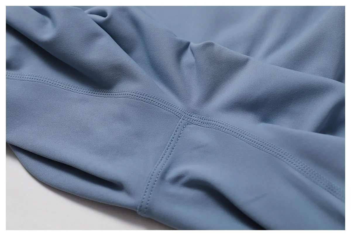 Zipper Long-Sleeve Yoga Jumpsuit